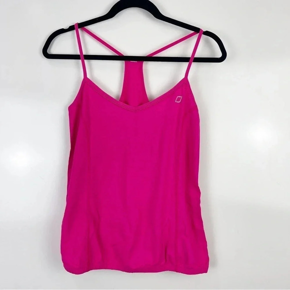 Lorna Jane Pink Racerback Work Out Tank Top - Picture 1 of 5